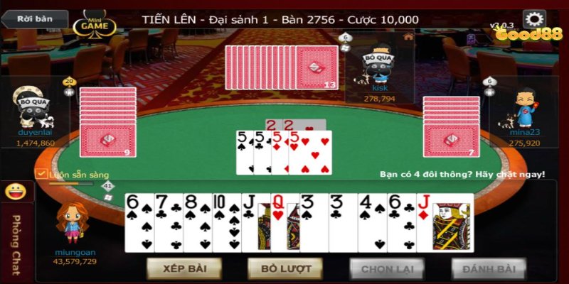 Nguyên tắc khi chơi game bài tại Good88